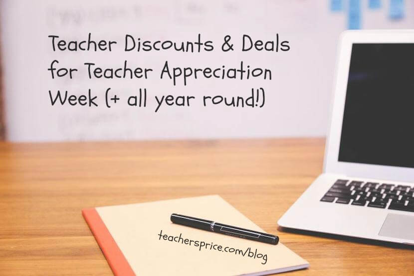 Teacher Discounts and Deals for Teacher Appreciation Week 2017